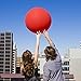 GuassLee 5 Giant Balloon 36 Inch Round Latex Big Balloon Large Thick Balloons for Photo Shoot/Birthday/Wedding Party/Festival/Event/Carnival Decorations Red