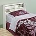 Sauder Beginnings Bookcase/Headboard, Twin, White