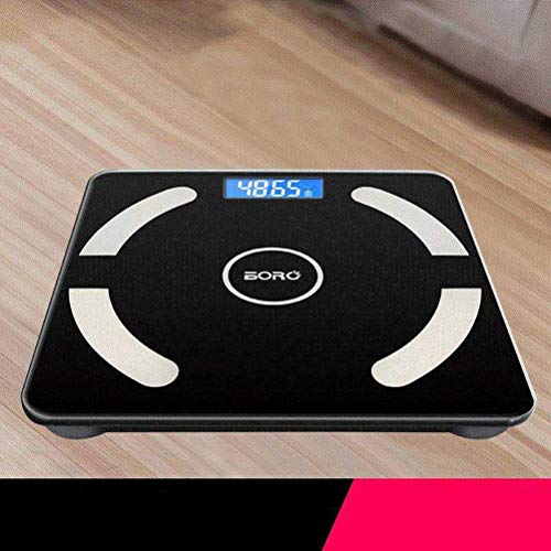 image for LIOOBO Smart bluetooth body weight scale digital fat scale portable bo