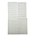 LJY 1200 Pieces Acrylic Rhinestone Pearl Stickers Sheets Self Adhesive Gems, White, Assorted Sizes (4mm / 5mm / 6mm / 8mm)