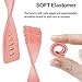 Tobfit Sport Bands Compatible with Fitbit Versa 2/Versa/Versa Lite/Versa SE, Soft TPU Wristbands Accessories for Women Men, Rose Gold, Small
