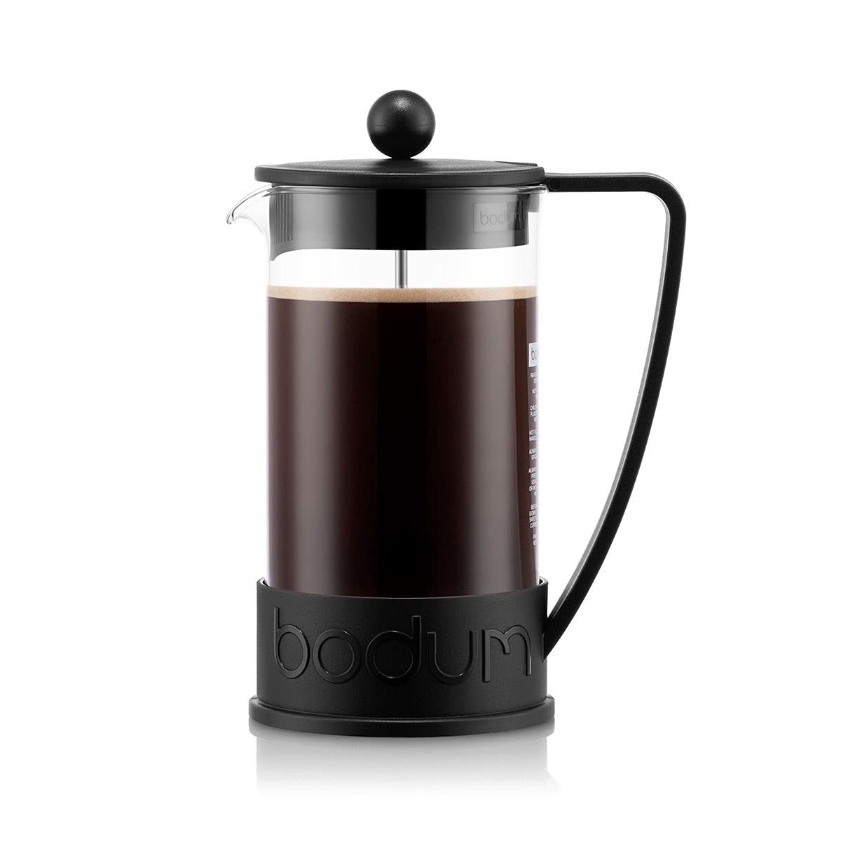 BODUM 10948-01 Brazil French Press Coffee Maker, Black, 3 Cups — image 1