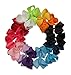 15 pc 6in Boutique Hair Bows Clips for Baby Girls Kids Teens Women Educational Toy or Gift Crafts