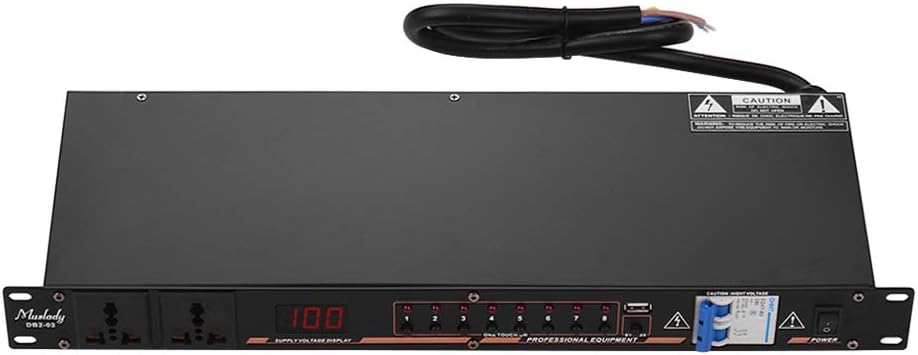 Amazon Leepesx DB2 02 10 outlet Rack Mount Power Sequence Controller Conditioner Surge 