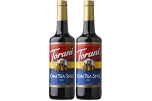 Torani Chai Tea Spice Flavour Syrup, 750ml bottle, 2 Pack