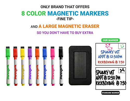 4 Erase+Magnetic+Monthly+Calendar+Grocery