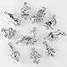 10 Pcs Christmas Pearl Bead Cage Pendant - Essential Oil Diffuser Charms for Choker Necklace Bracelet Earrings Jewelry Making