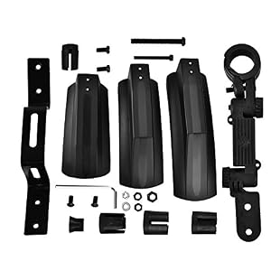 Rehomy Bike Fenders, Adjustable Road Mountain Bike Bicycle Front/Rear Mud Guards Mudguard Fenders Set