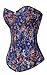 Alivila.Y Fashion Corset Women's Vintage Floral Denim Corset Bustier