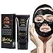 DISAAR Blackhead Activated Natural Charcoal Cleansing Mask, Wash-Off Nursing Face Masks Deep Cleansing Peel-off Mask,Black Mud Face Mask 50ml