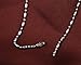 RUNRUN 2MM/2.4MM 316L Stainless Steel Bamboo Necklace Chain,Length 16 Inches