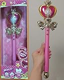 Waro SAILOR MOON magic wand stick rob cosplay SPIRAL HEART MOON ROD style 14 inch Various sounds & lights