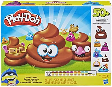 Play-Doh Poop Troop Set with 12 Cans 