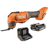 RIDGID 18V Cordless OSCILLATING Multi-Tool with 2.0 AH Battery and Charger R86241K