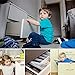 GLOUE Safety Magnetic Locks for Cabinet and Drawers Child Latches Baby Proofing Cabinets Locks (12 Locks + 2 Keys)