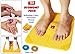 Acupressure Power Mat with Magnets n Pyramids for Pain Relief Useful for Heel Pain - Knee Pain - Leg Pain - Sciatica - Cramps - Migraine - Depression With Acupressure Health Care Products - Economy