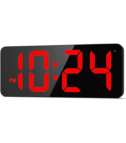 Amazon.com: CHKOSDA LED Large Digital Wall Clock, Oversize Wall