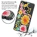 Huawei Honor 7X Case, Huawei Mate SE Case, SWODERS Flower Clear Design Shock Absorbing TPU + Hard PC Bumper Case For Huawei Honor 7X/Huawei Mate SE?- Orange