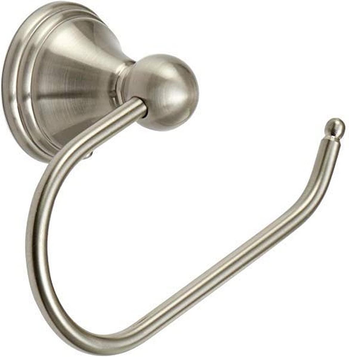 Moen DN8408BN Preston Collection Single Post Toilet Paper Holder, Spot Resist Brushed Nickel: Home Improvement