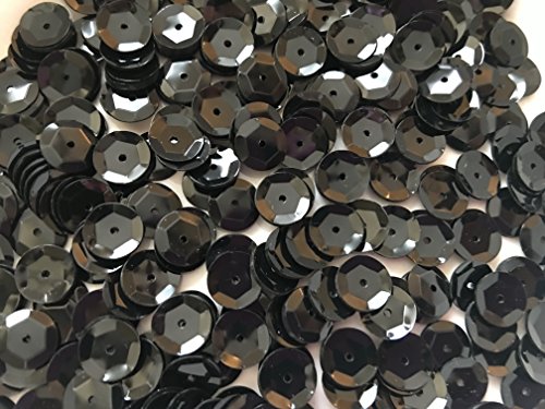 Sequins 8mm 800/Pkg Black