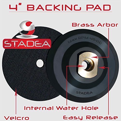 STADEA-Premium-Grade-Wet-4-Diamond-Polishing-Pads-Set-Rubber-Backer-For-GRANITE-MARBLE-STONE