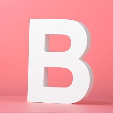 Große Wand Buchstaben Holz hängen 'A-Z' - weiße dekorative Wand Buchstaben für Kinderzimmer Kinderzimmer, Baby Name und Mädch