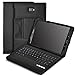 IVSO Galaxy Tab A 10.1 with S Pen Keyboard case - Ultra-Thin PU Leather DETACHABLE Bluetooth Keyboard Stand Case / Cover for Samsung Galaxy Tab A 10.1 with S Pen SM-P580NZWAXAR(Black)