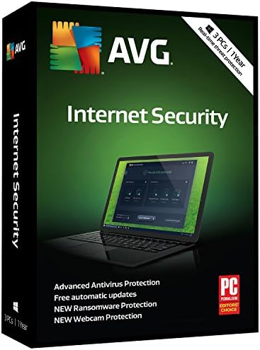 AVG Technologies Internet Security 2018, 1 Year [Key Card] (3-Users)