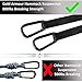 Gold Armour Camping Hammock - XL Double Hammock Portable Hammock Camping Accessories Gear for Outdoor Indoor with Tree Straps, USA Based Brand (Khaki and Dark Green)