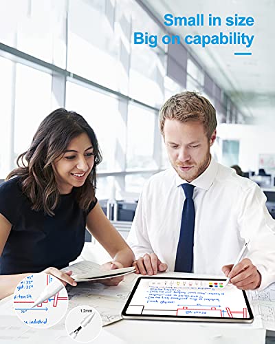 Stylus Pen for iPad (2018 and Later), FaAmour Precise Active Pen for iPad Pencil with Palm Rejection Photograph Tilting for iPad Pro (11/12.9 Inch), iPad 6/7/8th, Pad Air 3rd/4th, iPad Mini 5th Gen