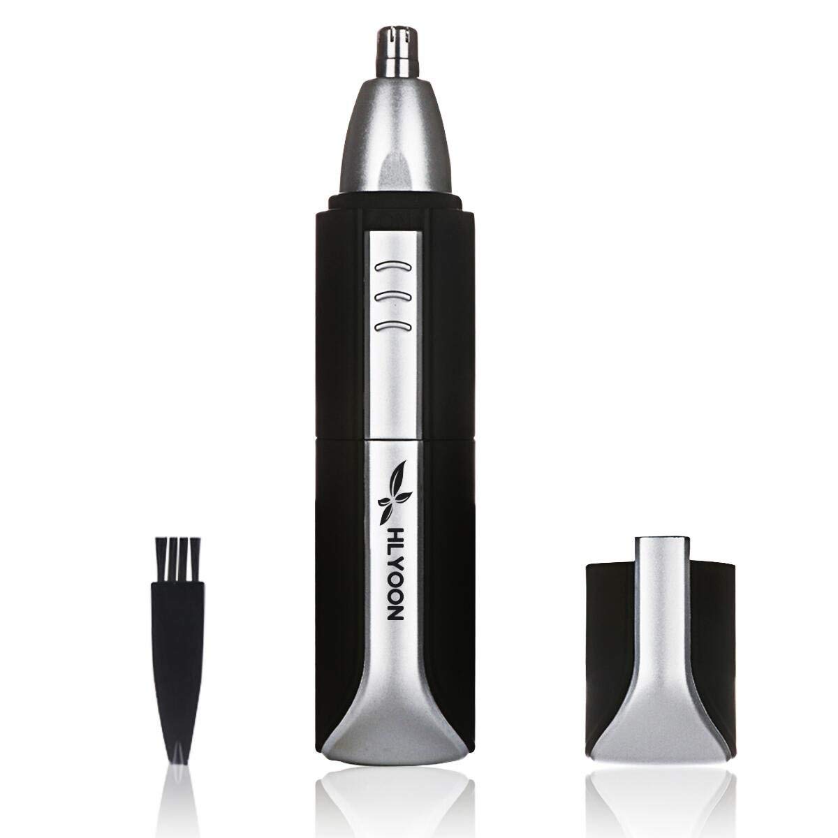 Nose Hair Trimmer - HLYOON Water Resistant Men\'s Ear Hair Clipper, Battery-Operated