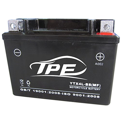 YTX4L-BS Maintenance Free Sealed AGM Motorcycle Battery 12V-3Ah