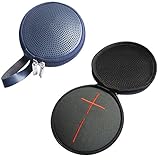 EVA Shockproof Travel Carrying Case Bag For Logitech UE ROLL 360 and UE ROLL 2 Ultra-Mobile Waterproof Wireless Bluetooth Speaker (Blue)