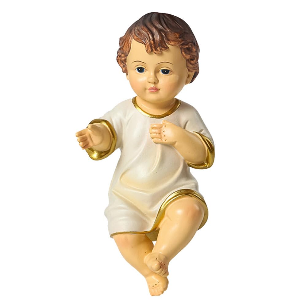 Abaodam 1pc Saint Figurine Resin Craft Jesus Ornament for Home Decor Religious Ornament for Church Office and Giving