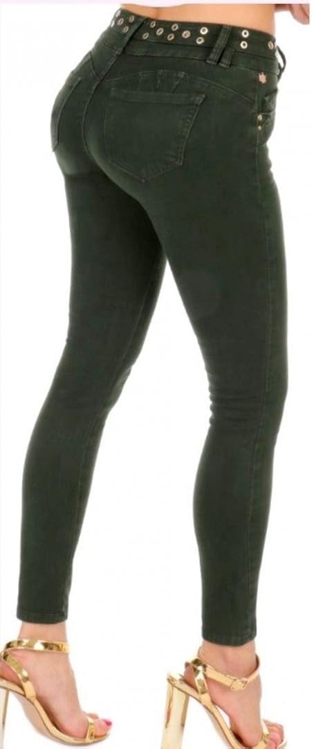 olive high waisted jeans