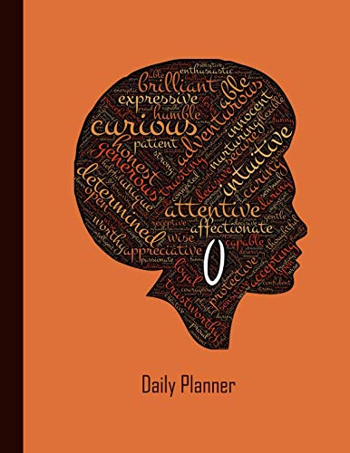 Daily Planner: 2019 - 2020 Planner | Black Female African American Afro Girl | January 19 - December 19 | Writing Notebook | Datebook Calendar Schedule | Plan Days, Set Goals & Get Stuff Done by Afrikano Publications