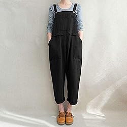 Aedvoouer Womens Baggy Plus Size Overalls Jumpsuits