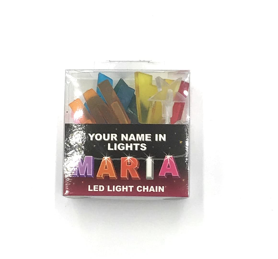 garden gate Royal County Products Your Name in Lights LED Maria String of Lights - Indoor Usage