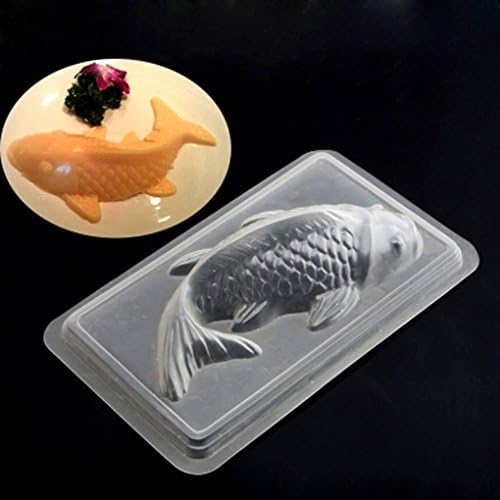 Chilie Diy 3D Koi Fish Cake Chocolate Mould Jelly Handmade Mold
