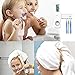 Potentcera Toothbrush Holder Automatic Toothpaste Dispenser Set Dustproof with Super Sticky Suction Pad Wall Mounted Kids Hands Free Toothpaste Squeezer for Family Washroom bathroom（white）