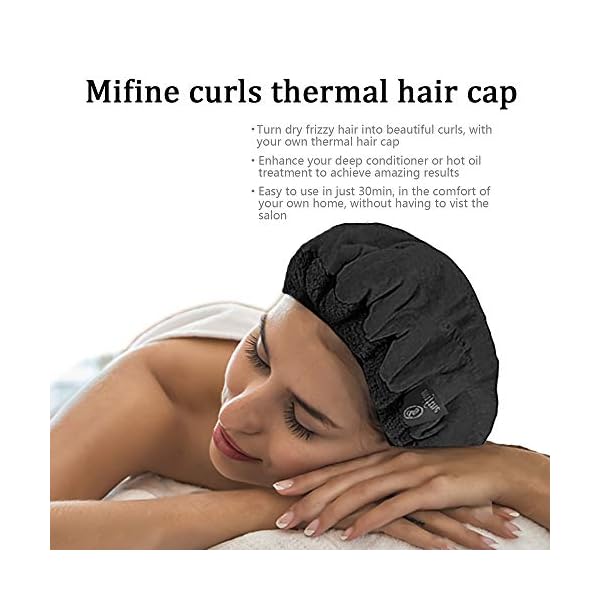 Flaxseed Deep Conditioning Heat Cap – Kabellose Mikrowellen-Heizkappe Für Haarkur & Styling