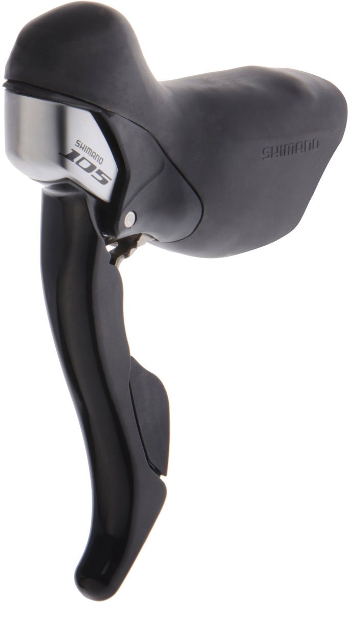 SHIMANO 105 ST-5700 105 Double Road STI Lever 10-Speed, Black, Left Hand, ST5700L