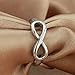 SHINYSO Jewelry Stainless Steel Infinity Love Silver Womens Wedding Engagement Rings Size6-12(with Gift Bag) (6)