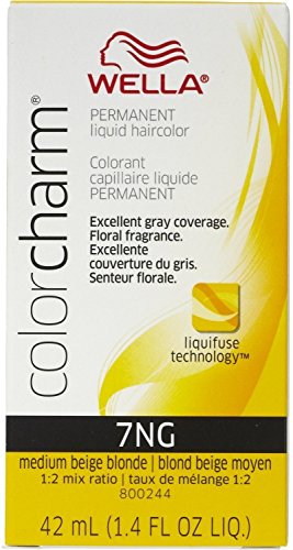 Wella Charm Liquid Hair Color, 7ng Medium Beige Blonde, 1.4 Ounce