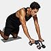 Kansoon Ab Wheel Fitness Equipment - 4 Wheels Innovative Ergonomic Abdominal Roller Carving System - Home Gym Boxing Exercise Workout Equipment - 4-Wheel roller (4 Wheels)