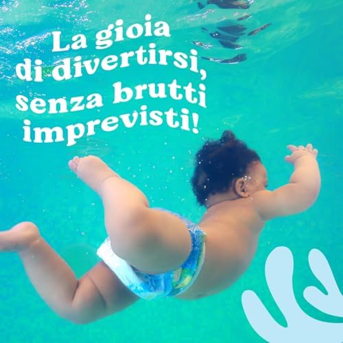 Little Swimmers Pannolini Taglia 2-3 (3-8 kg), Pannolino costumino, Design Disney, 20 Pz