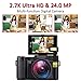 Video Camera Camcorder, DIWUER WiFi Digital Camera Recorder, 24.0MP Full HD 1080P Flip Screen Vlogging Camera with UV Lens, Flashlight, Two Batteries and TF Card