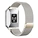 For Fitbit Ionic Bands Small and Large for Women Men, hooroor Fully Magnetic Closure Clasp Mesh Loop Milanese Stainless Steel Metal Ionic Sport Band Accessories for Fitbit Ionic Smartwatch More Colors