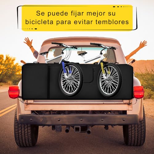 Gopnaty Almohadillas para Puerta Trasera de Camioneta, Cubierta de Portón Trasero para Bicicleta, Almohadilla Protectora Suave para Portón Trasero de Camión