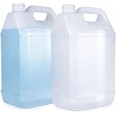 2.5 Gallon Water Jug 2 Pack, Leak-Proof HDPE Water Storage Containers | 2-Pack 2.5 Gallon HDPE Water Jugs, Leak-Proof, BPA-Free, Easy-Level Design for Camping and Emergency Storage